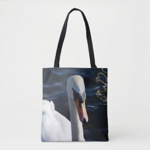 White Swan Canvas tas
