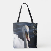 White Swan Canvas tas (Achterkant)