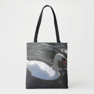 White Swan Canvas tas