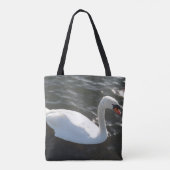 White Swan Canvas tas (Achterkant)