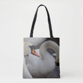 White Swan Canvas tas (Voorkant)