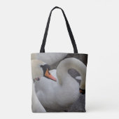 White Swan Canvas tas (Achterkant)