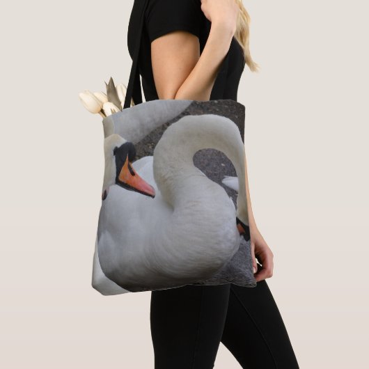 White Swan Canvas tas (Dichtbij)