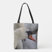White Swan Canvas tas (Achterkant)