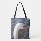 White Swan Canvas tas (Achterkant)