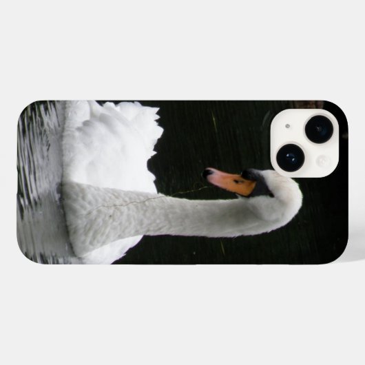 White Swan Case-Mate iPhone Case (Achterkant (horizontaal))