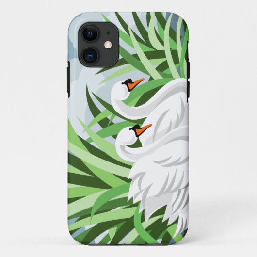White Swan Case-Mate iPhone Case (Achterkant)