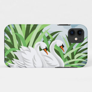 White Swan Case-Mate iPhone Case