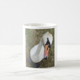 White Swan Close-up op een Mok