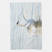 White swan Cygnus Theedoek (Verticaal)