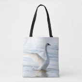 White swan Cygnus Tote Bag (Voorkant)