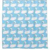 White Swan Design Douchegordijn (Voorkant)