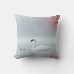 White Swan Design Kussen