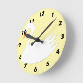 White Swan Design Ronde Klok (Hoek)