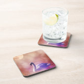 White Swan drijft op een slecht meer Bier Onderzetter (Rechterzijde)