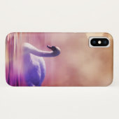 White Swan drijft op een slecht meer Case-Mate iPhone Case (Achterkant (horizontaal))