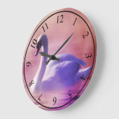 White Swan drijft op een slecht meer Grote Klok (Hoek)