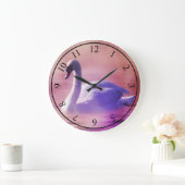 White Swan drijft op een slecht meer Grote Klok (Huis)