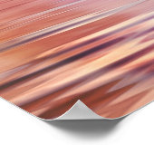 White Swan drijft op een slecht meer Poster (Hoek)