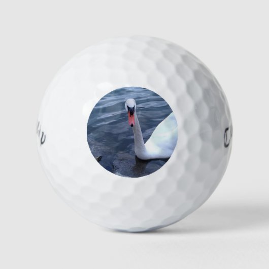 White Swan Golf Ball Golfballen (Voorkant)