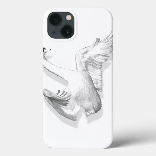 White Swan - iPad hoesje (Achterkant)