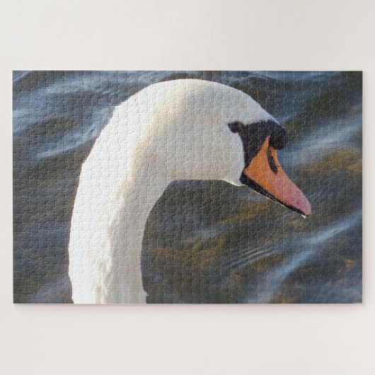 White Swan Jigzaag Puzzle Legpuzzel (Horizontaal)