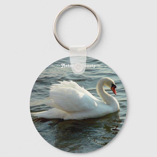 White Swan Key-keten Sleutelhanger (Voorkant)