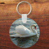 White Swan Key-keten Sleutelhanger (Voorkant)