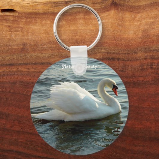 White Swan Key-keten Sleutelhanger (Voorkant)