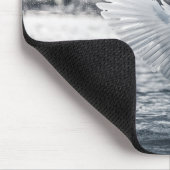 White Swan Natuur Foto Muismat (Hoek)