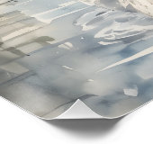 White Swan no 16 Glanzend Poster (Hoek)