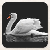 White Swan op Lake Kartonnen Onderzetters (Voorkant)