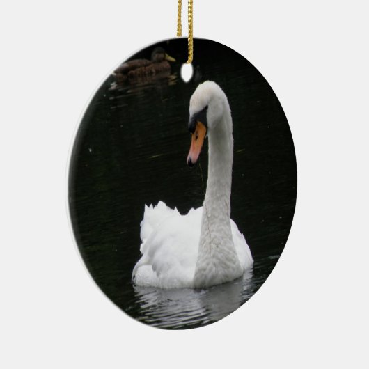 White Swan Ornament (Rechts)