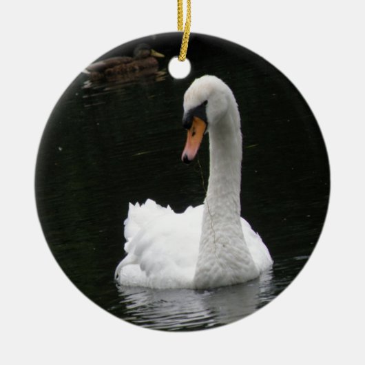 White Swan Ornament (Voorkant)