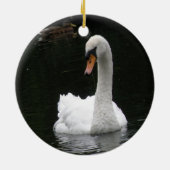 White Swan Ornament (Achterkant)