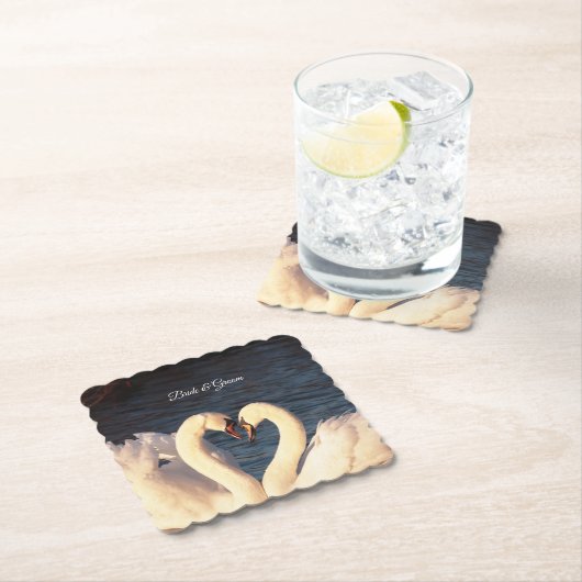 White Swan Paper Onderzetter (Insitu)