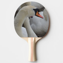 White Swan Ping Pong Paddle, Red Rubber Back Tafeltennisbatje