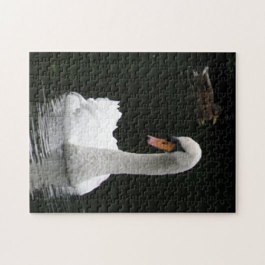 White Swan Puzzle Legpuzzel (Horizontaal)