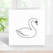 White Swan Rubberstempel