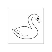 White Swan Rubberstempel (Afrduk)