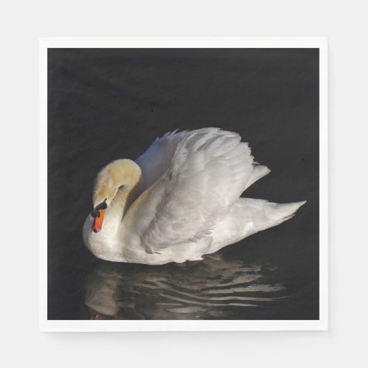 White Swan Servet (Voorkant)