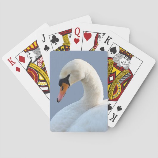 White Swan-spelkaarten Pokerkaarten (Achterkant)