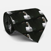 White Swan Stropdas (Opgerold)