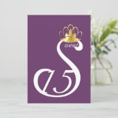 White Swan Sweet Fi5Coronation_ Customize Kaart (Staand voorkant)