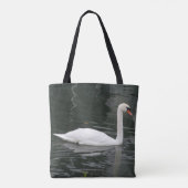 White Swan Tote Bag (Achterkant)