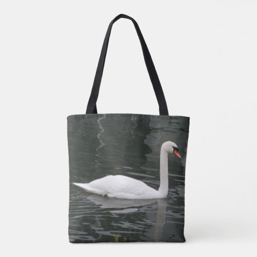 White Swan Tote Bag (Achterkant)