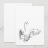 White Swan - uitnodiging (Voorkant / Achterkant)