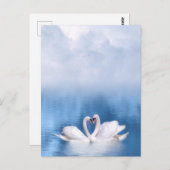 White Swans-Briefkaart Briefkaart (Voorkant / Achterkant)
