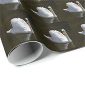 White swans cadeaupapier (Rol Hoek)