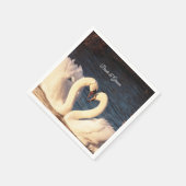 White Swans Napkins Servet (Hoek)